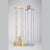 48" H x 12" W Metal Pillar (1ct) - Natural Star Inc