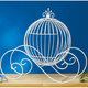 Cinderella Pumpkin Coach White 15.5″ x 9″ x 14″