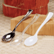 White Mini Dessert Spoon 4″ (36 count)