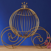 Natural Star Pumpkin Coach - Gold 5″ METAL Balloon