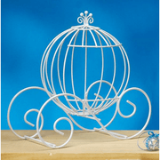 Natural Star Pumpkin Coach White 12″ x 8″ x 11″