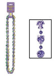 Necklace - Mardi Gras Mask Party Beads