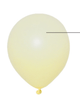 Matte Yellow 5″ Latex Balloons (100 count)