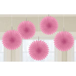 New Pink Mini Fan Deco by Amscan from Instaballoons