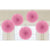 New Pink Mini Fan Deco by Amscan from Instaballoons