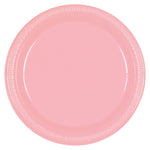 New Pink Plastic Plates 10″ by Amscan from Instaballoons