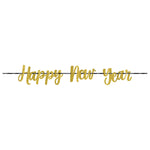 New Year's Gold Ribbon Letter Banner by Amscan from Instaballoons