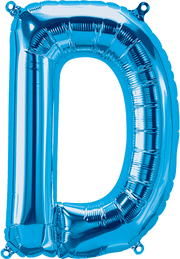 Northstar Mylar & Foil Blue Letter D 16" Balloon