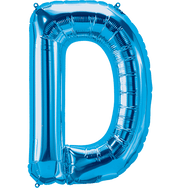 Blue Letter D 34" Balloon