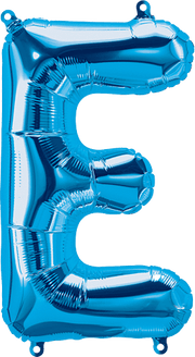 Northstar Mylar & Foil Blue Letter E 16" Balloon