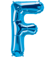 Blue Letter F 34" Balloon