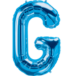 Northstar Mylar & Foil Blue Letter G 34" Balloon