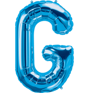 Northstar Mylar & Foil Blue Letter G 34" Balloon