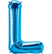 Northstar Mylar & Foil Blue Letter L 34" Balloon