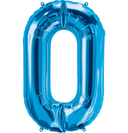 Northstar Mylar & Foil Blue Letter O 34" Balloon