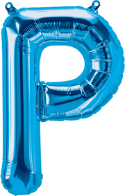 Northstar Mylar & Foil Blue Letter P 16" Balloon