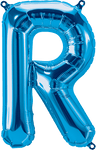 Northstar Mylar & Foil Blue Letter R 16" Balloon