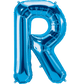 Blue Letter R 34" Balloon