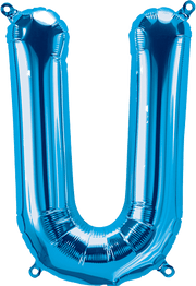 Northstar Mylar & Foil Blue Letter U 16" Balloon