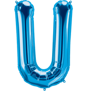 Northstar Mylar & Foil Blue Letter U 34" Balloon