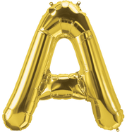 Northstar Mylar & Foil Gold Letter A 34" Balloon