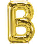 Gold Letter B 34" Balloon