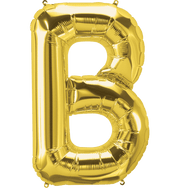 Gold Letter B 34" Balloon
