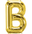 Gold Letter B 34" Balloon