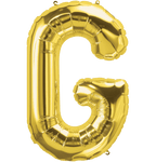 Northstar Mylar & Foil Gold Letter G 34" Balloon