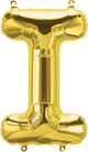 Gold Letter I 16" Balloon