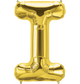 Gold Letter I 34" Balloon