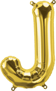 Gold Letter J 16" Balloon