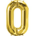 Gold Letter O 34" Balloon