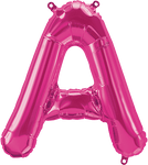 Northstar Mylar & Foil Magenta Letter A 16" Balloon