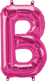 Northstar Mylar & Foil Magenta Letter B 16" Balloon