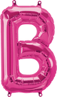 Magenta Letter B 16" Balloon