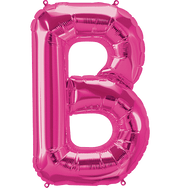Magenta Letter B 34" Balloon
