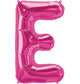 Magenta Letter E 34" Balloon