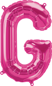 Northstar Mylar & Foil Magenta Letter G 16" Balloon