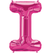Northstar Mylar & Foil Magenta Letter I 34" Balloon