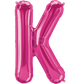 Magenta Letter K 34" Balloon