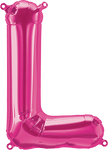 Magenta Letter L 16" Balloon