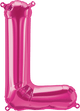 Magenta Letter L 16" Balloon