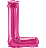 Magenta Letter L 34" Balloon