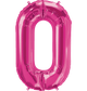 Magenta Letter O 34" Balloon