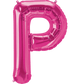 Magenta Letter P 34" Balloon