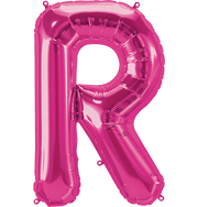 Magenta Letter R 34" Balloon