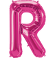 Magenta Letter R 34" Balloon