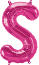 Magenta Letter S 16" Balloon