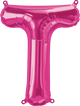 Magenta Letter T 16" Balloon